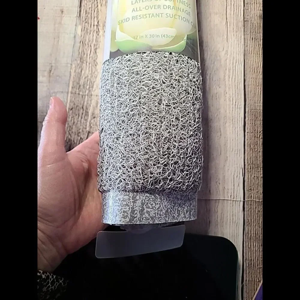Sultans Linens Loofah Shower And Bath Mat